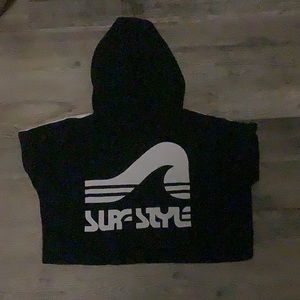 Crop top black good for summer